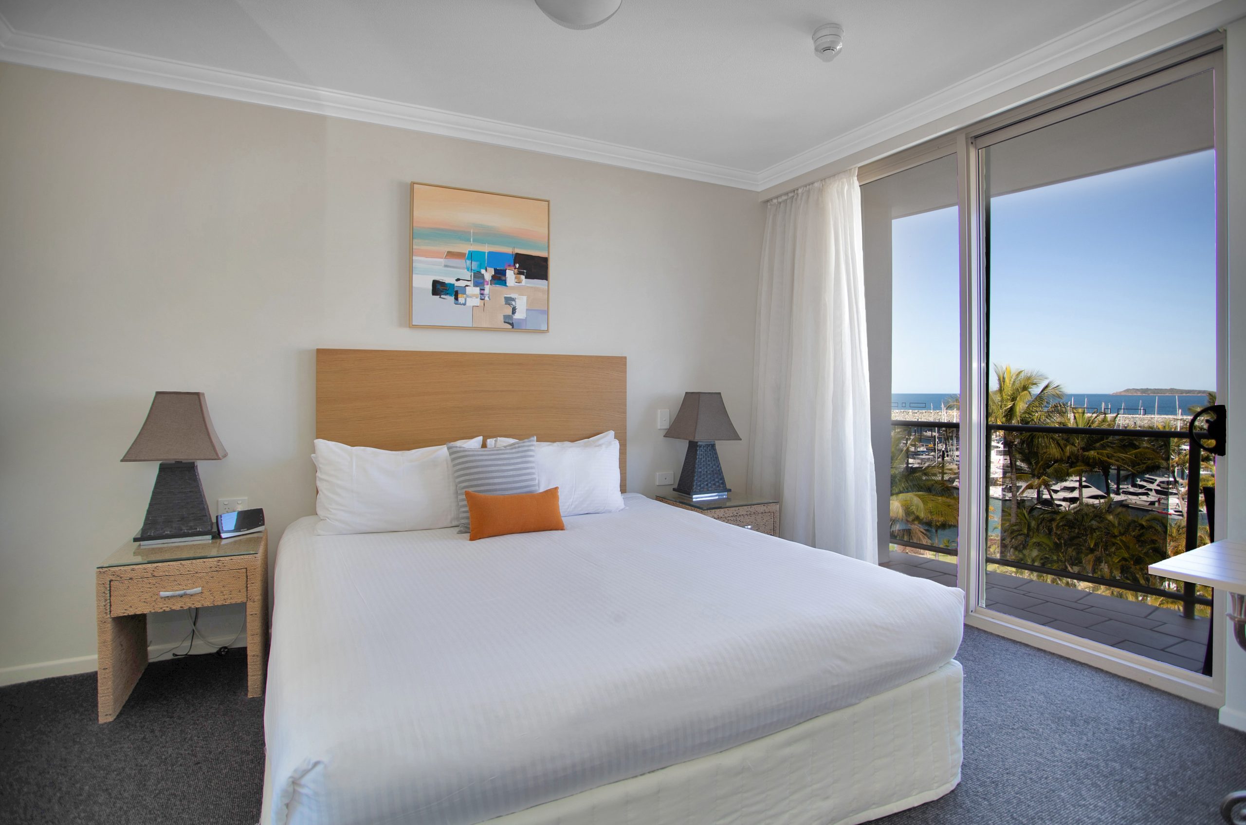 Suite at Mantra Mackay with harbour view and private balcony